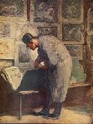 Honore Daumier Der Kupferstich-Liebhaber USA oil painting artist